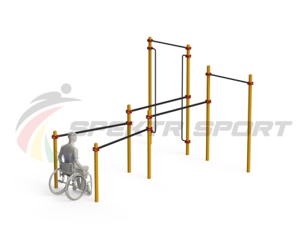 Купить Спортивный комплекс для инвалидов-колясочников WRK-D19_76mm в Советскаягавани 